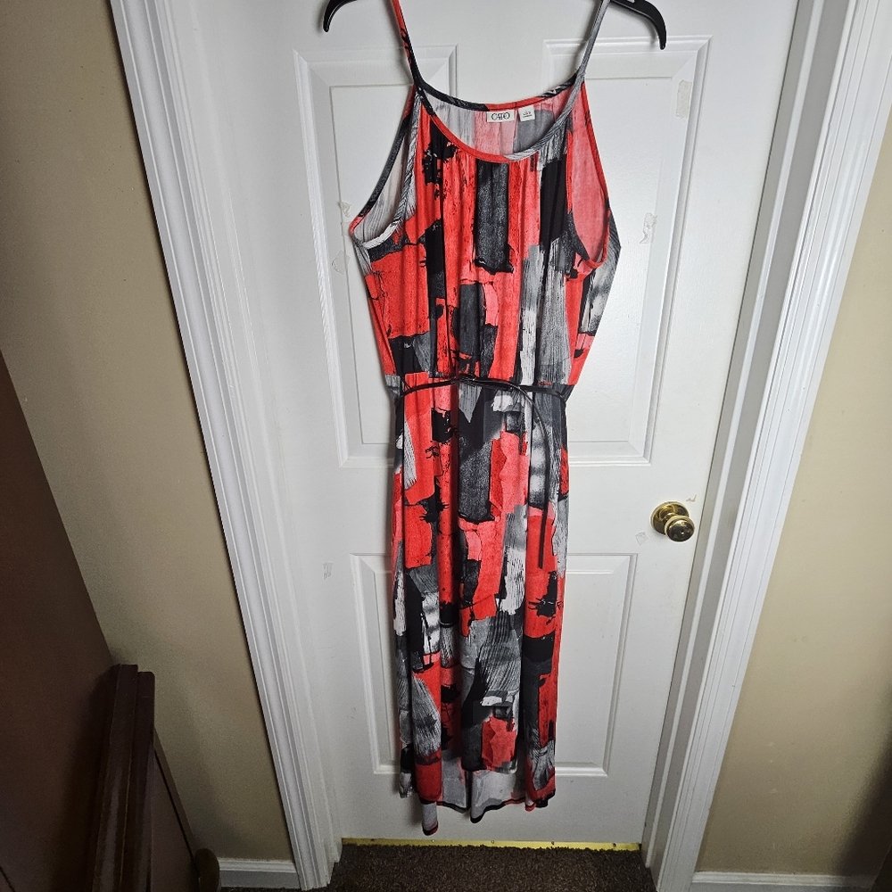 CATO Women Multicolor Vivid Sundress Size Large